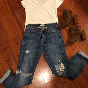 Madewell Slim Boy Jean Boyfriend Jeans Size 24